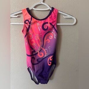 GK Pink and Purple Gymnastics Leotard